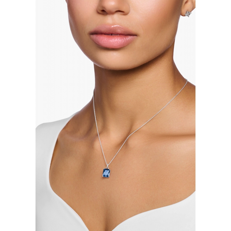 Thomas Sabo KE1964-699-1 Ketting Blauwe Steen Zilver | Diademita