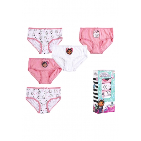 Ensemble de sous-vêtements pour filles 5 pièces Gabby's Dollhouse