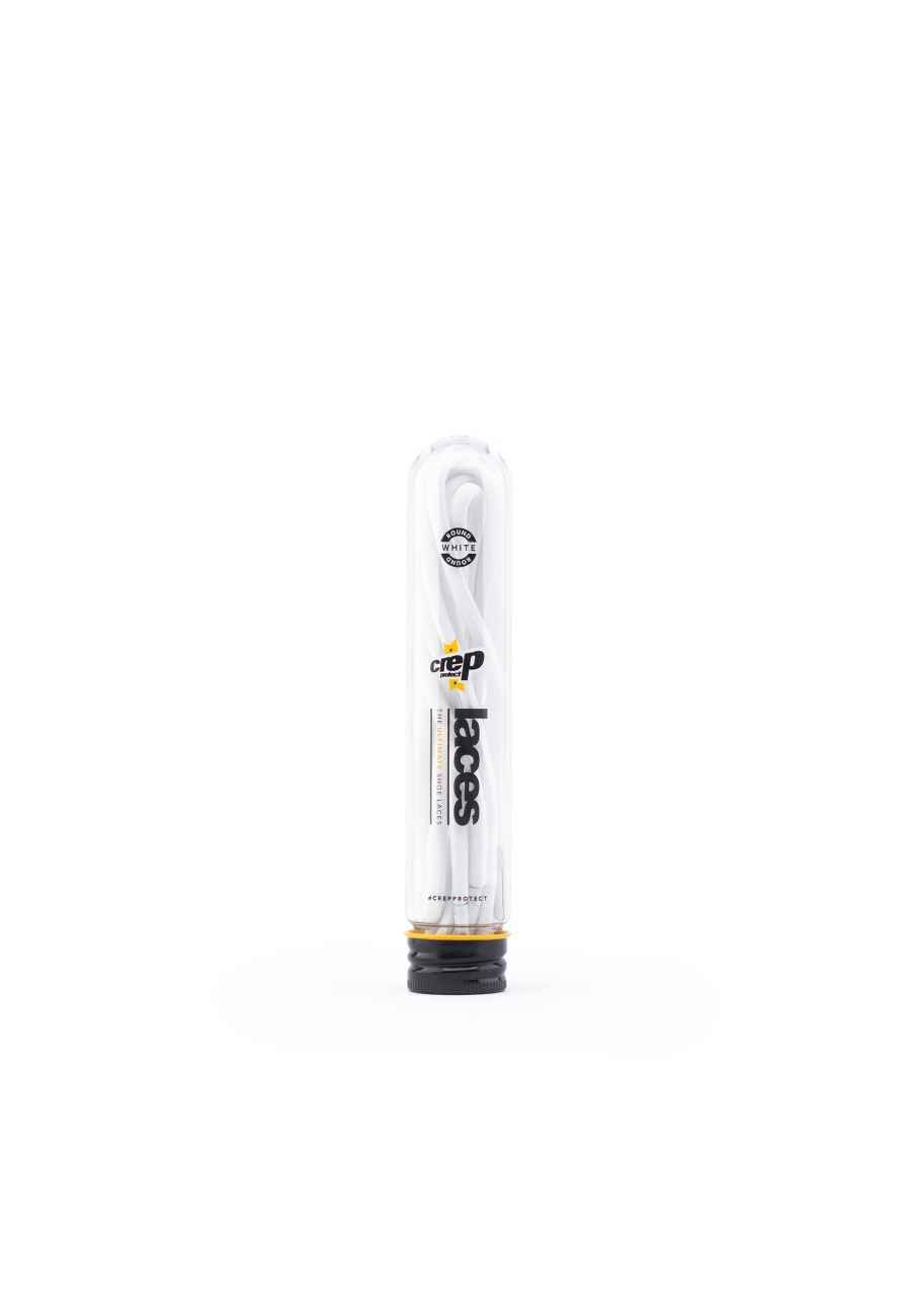 Crep Protect Laces White Round