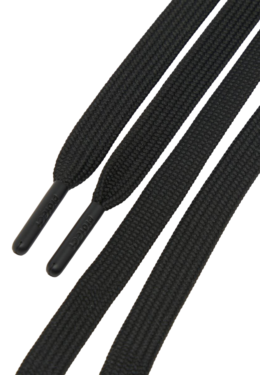 Crep Protect Laces Black Flat