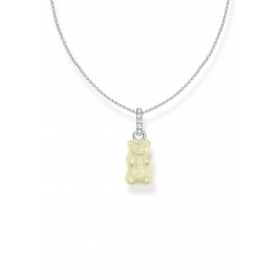 Collier HARIBO Ours d'or Blanche