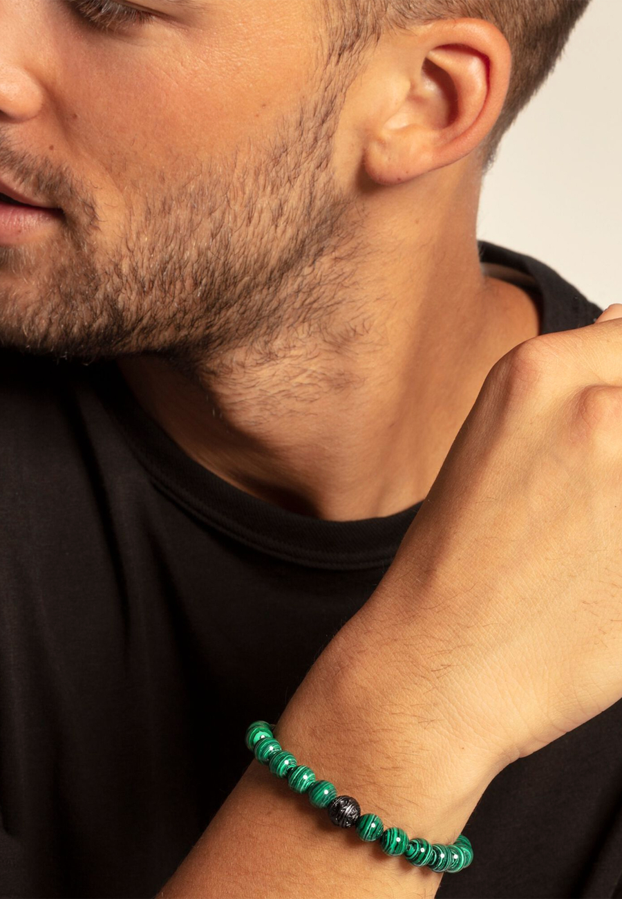 Bracelet Chat Noir Vert