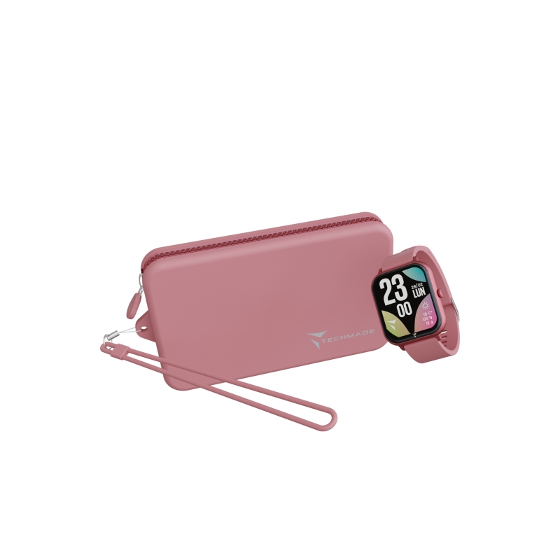 Smart Watch Glow Pink