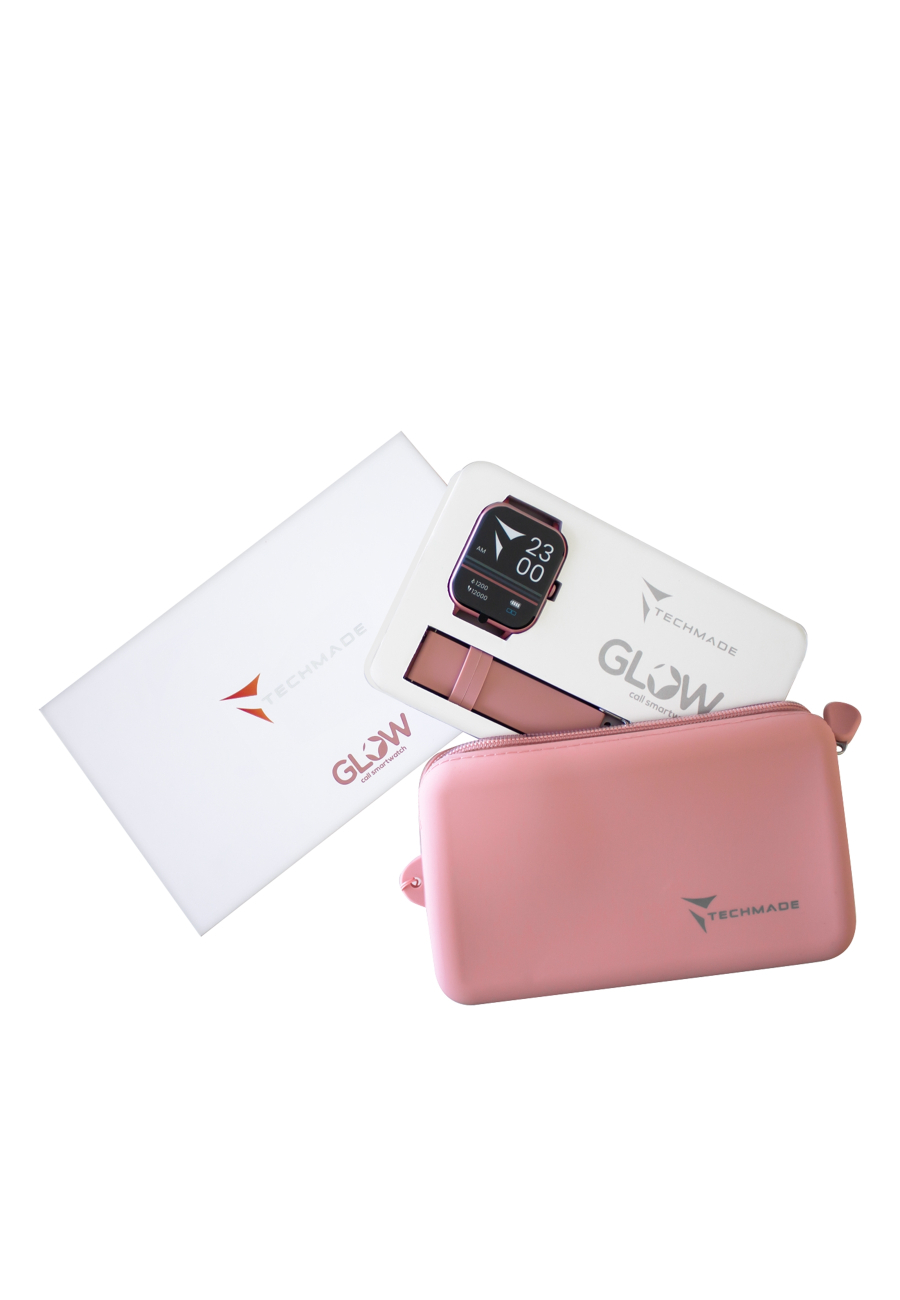 Smart Watch Glow Pink
