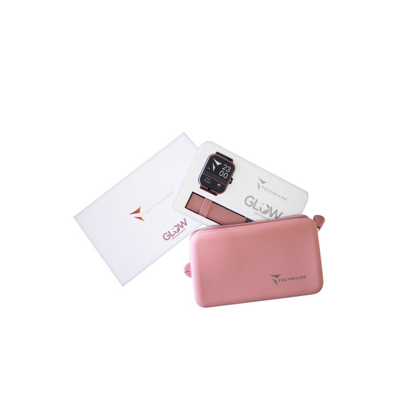 Smart Watch Glow Pink