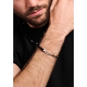 Bracelet Black Onyx Silver Chain