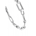 Bracelet Black Onyx Silver Chain