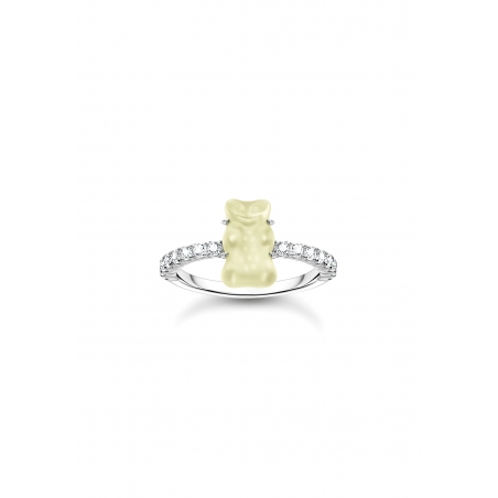 Thomas Sabo TR2459-052-14-54 Bague HARIBO Ours d'or Blanc | Diademita