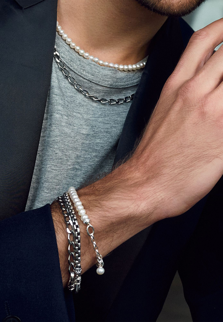 Thomas Sabo A2006-637-21-L19,5V Armband Curb Zilver | Diademita