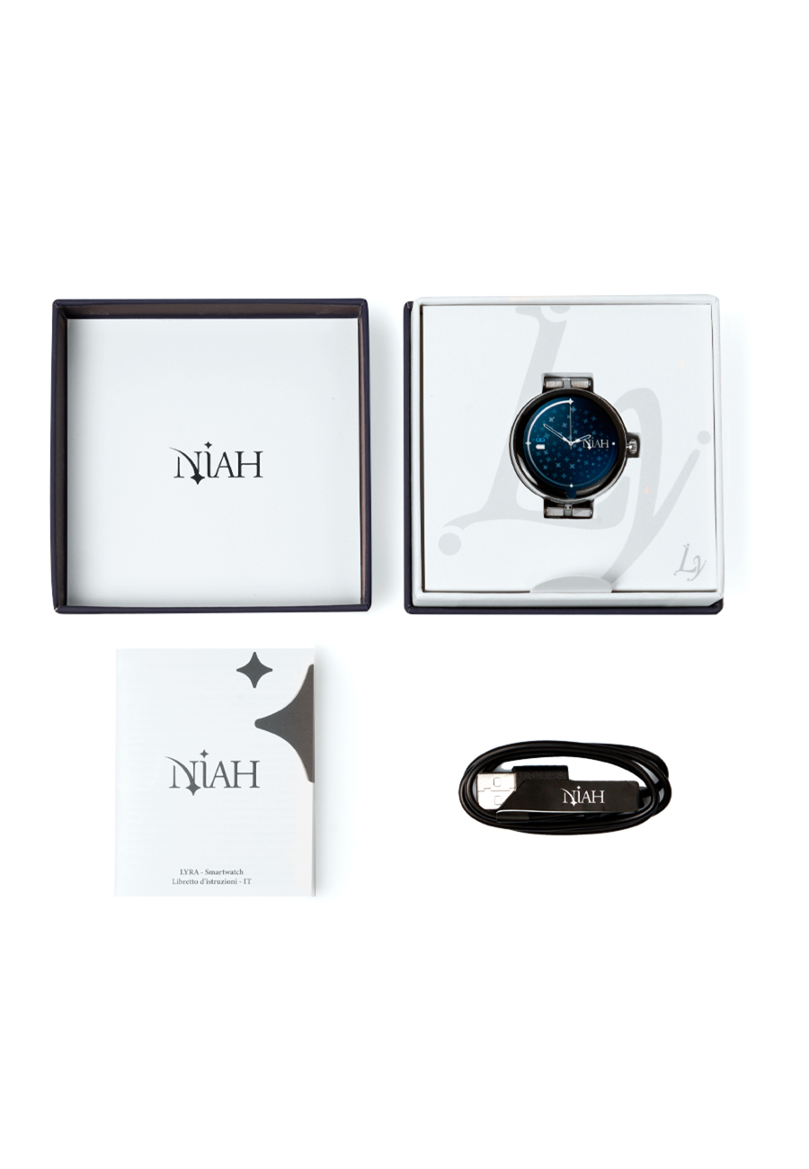 Techmade NH-LYRA-M2SIL Smartwatch Lyra Medium Mesh Silber | Diademita