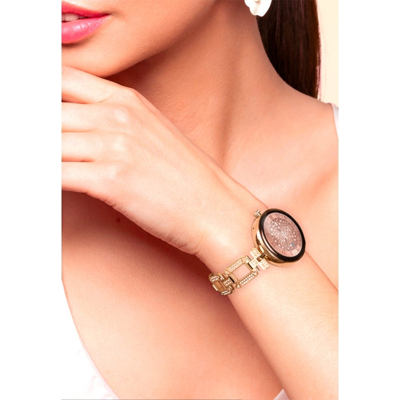 Techmade NH-LYRA-M3GDR Smartwatch Lyra Grande Gold Rose | Diademita