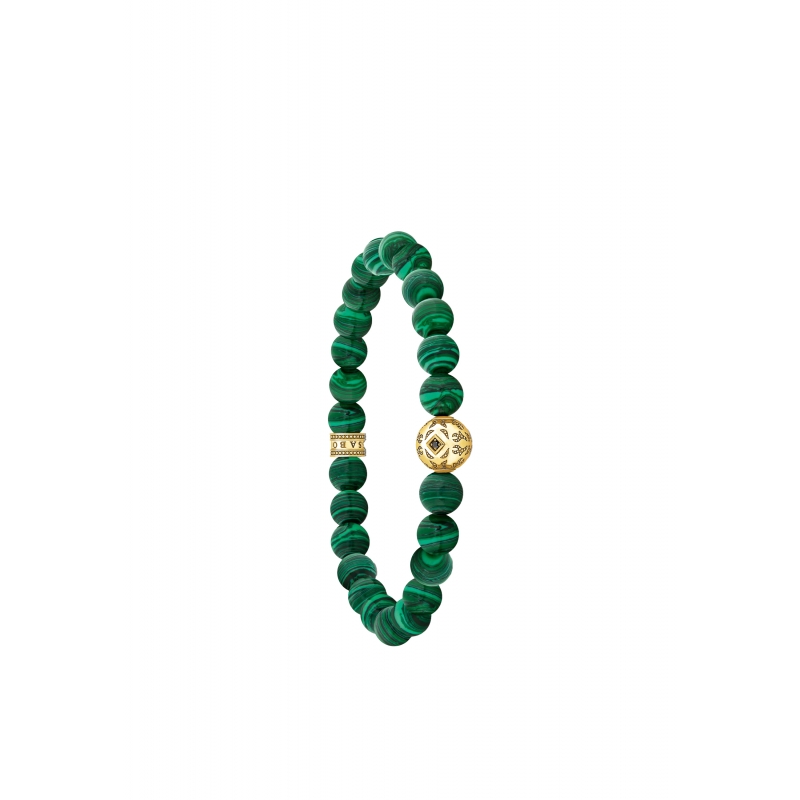 Thomas Sabo A2145-140-6-L17 Armband Malachiet Groen | Diademita