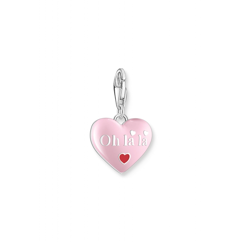 Charm Pendant Pink Heart