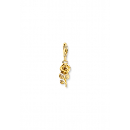 Charm Pendant Gold Rose