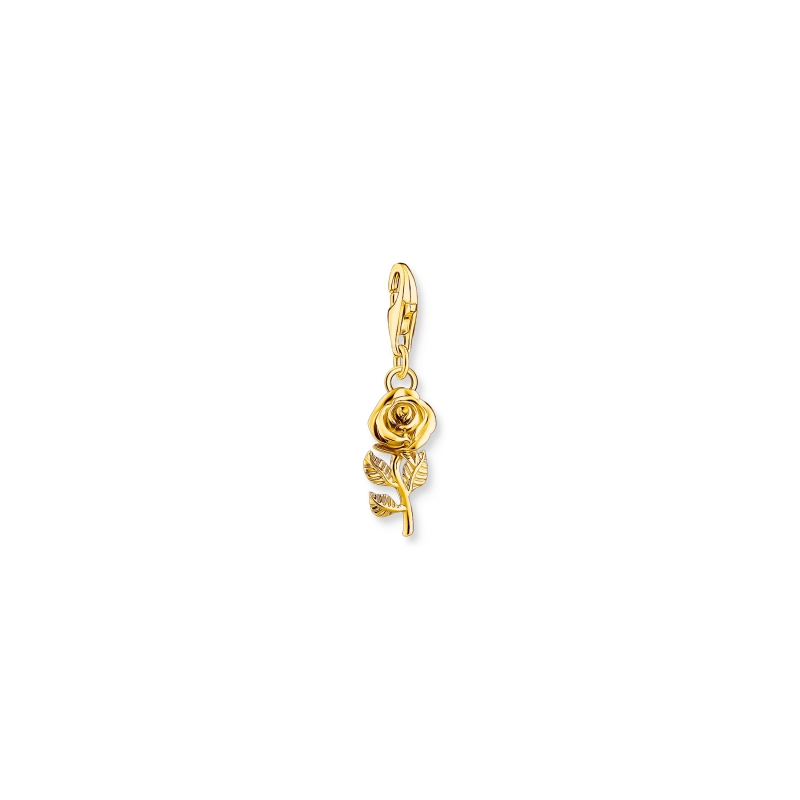 Charm Pendant Gold Rose