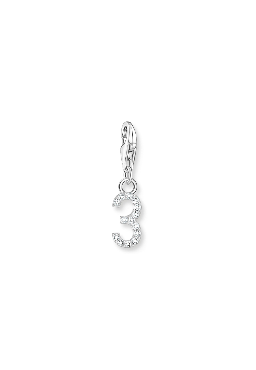 Thomas Sabo 2127-051-21 Charm Pendant Number "3" Zirconia | Diademita