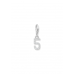 Thomas Sabo 2129-051-21 Charm-Anhänger Nummer "5" Zirkonia | Diademita