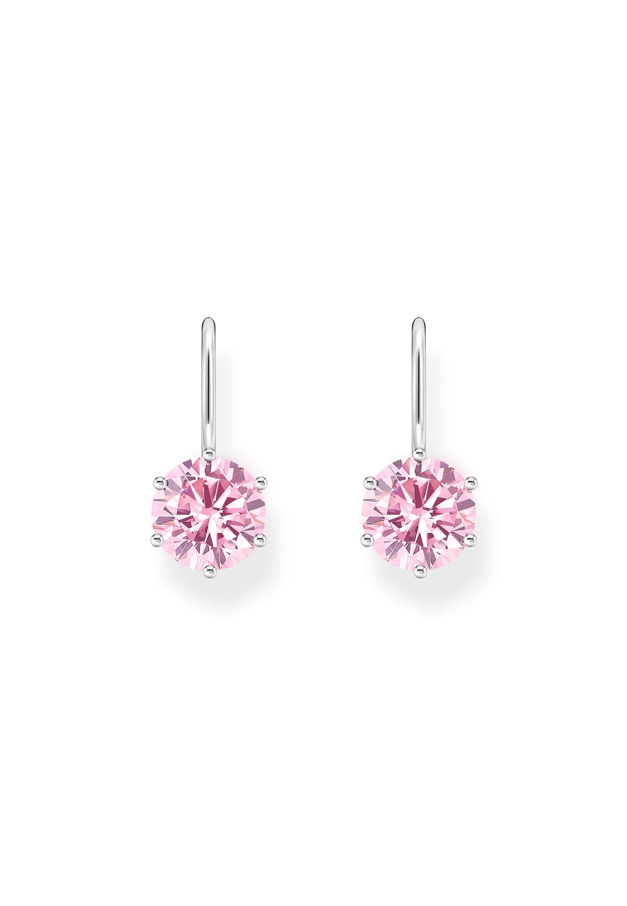 Thomas Sabo H2287-051-9 Oorbellen Zilver Roze Zirkonia | Diademita