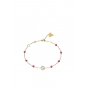 Bracelet GUESS Pierres naturelles Rose