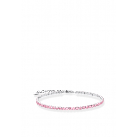 Thomas Sabo A2167-051-9-L19V Tennis Bracelet Pink Zirconia | Diademita