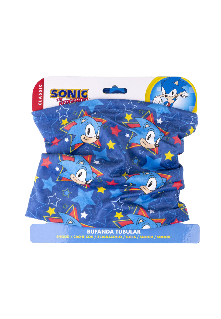 Cerda 2200009921 Écharpe de nuit Sonic pour enfants | Diademita