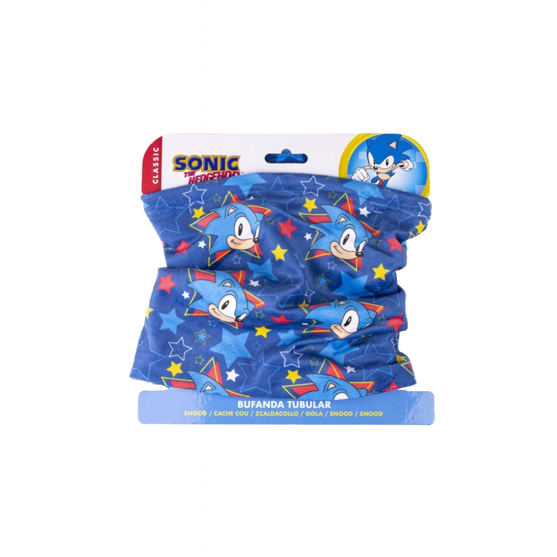Cerda 2200009921 Écharpe de nuit Sonic pour enfants | Diademita