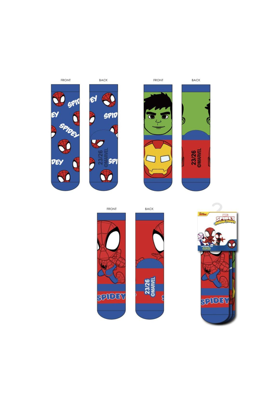 Socks Pack 3 Pieces Spidey