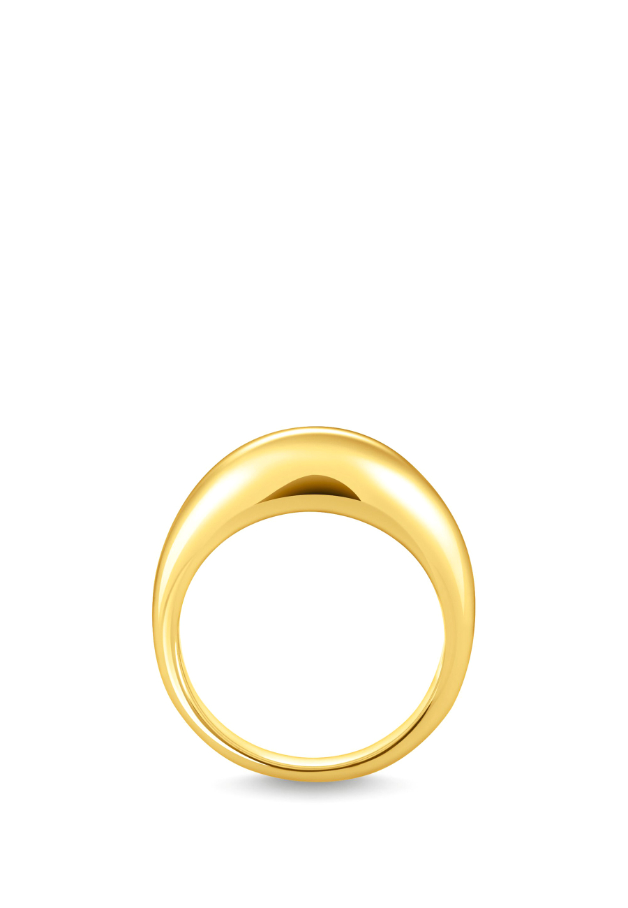 Bague classique plaquée or