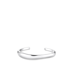Bangle organische vorm zilver – Zilver