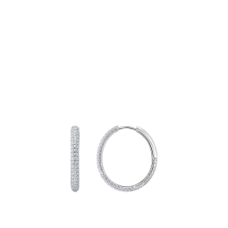 Thomas Sabo CR732-051-14 Creolen Weißer Zirkonia Groß Dünn | Diademita