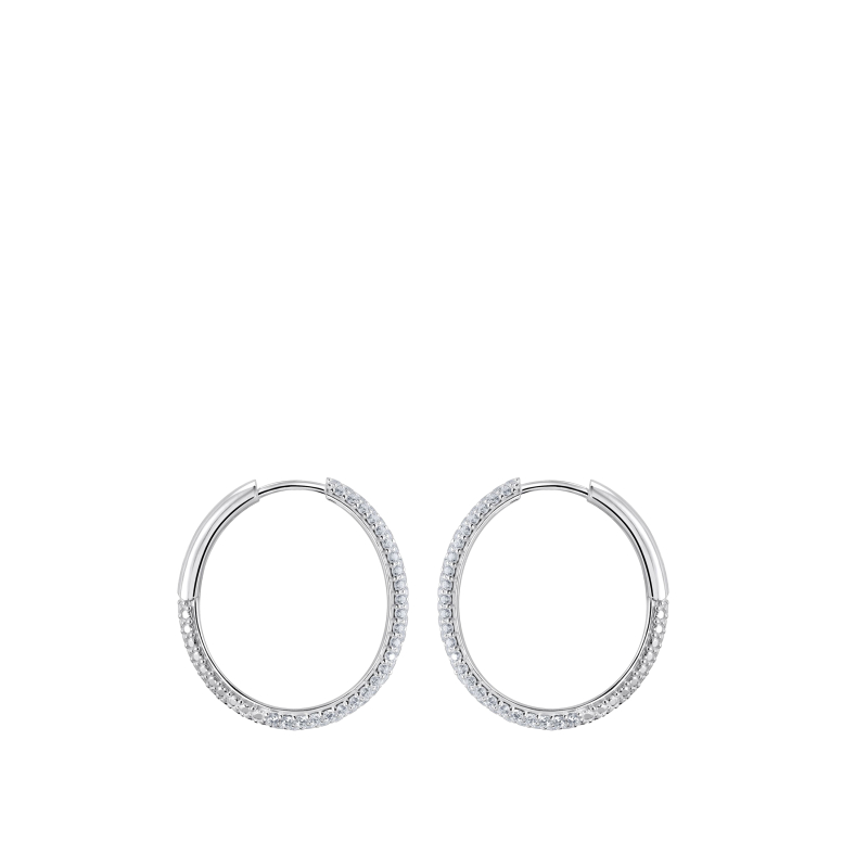 Thomas Sabo CR732-051-14 Hoop Earrings White Zirconia… | Diademita