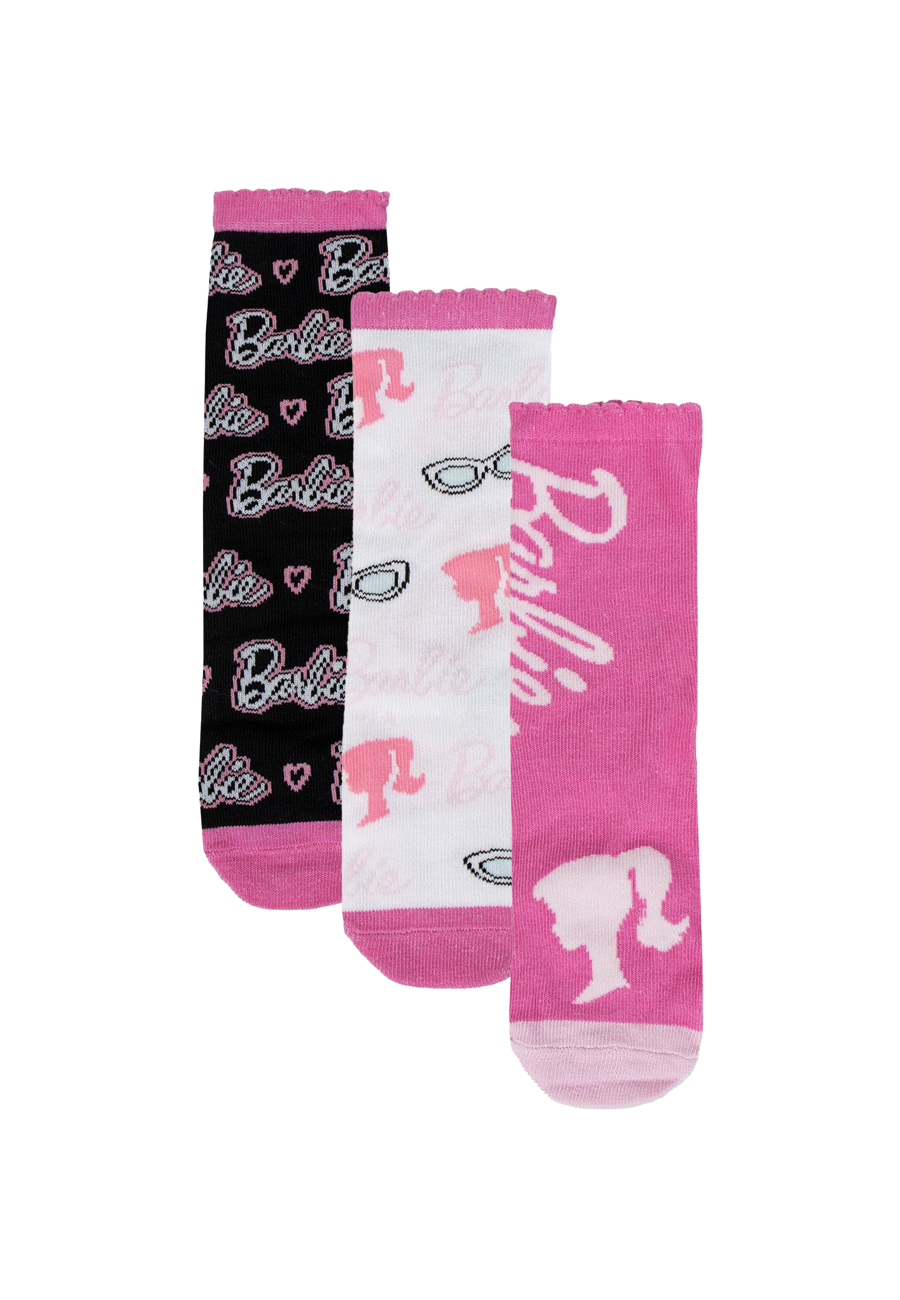 Socks Pack 3 Pieces Barbie