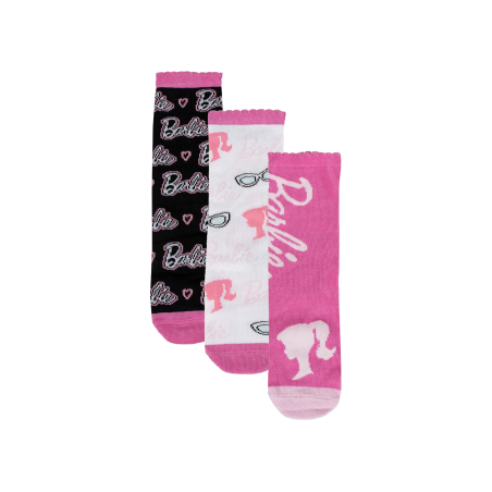 Socks Pack 3 Pieces Barbie