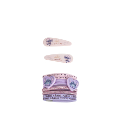 Kinder haaraccessoires doossteek – Meerkleurig