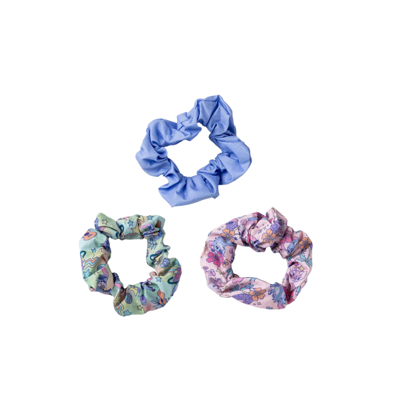 Kids Hair Accessories Scrunchies 3 Pieces Stitch