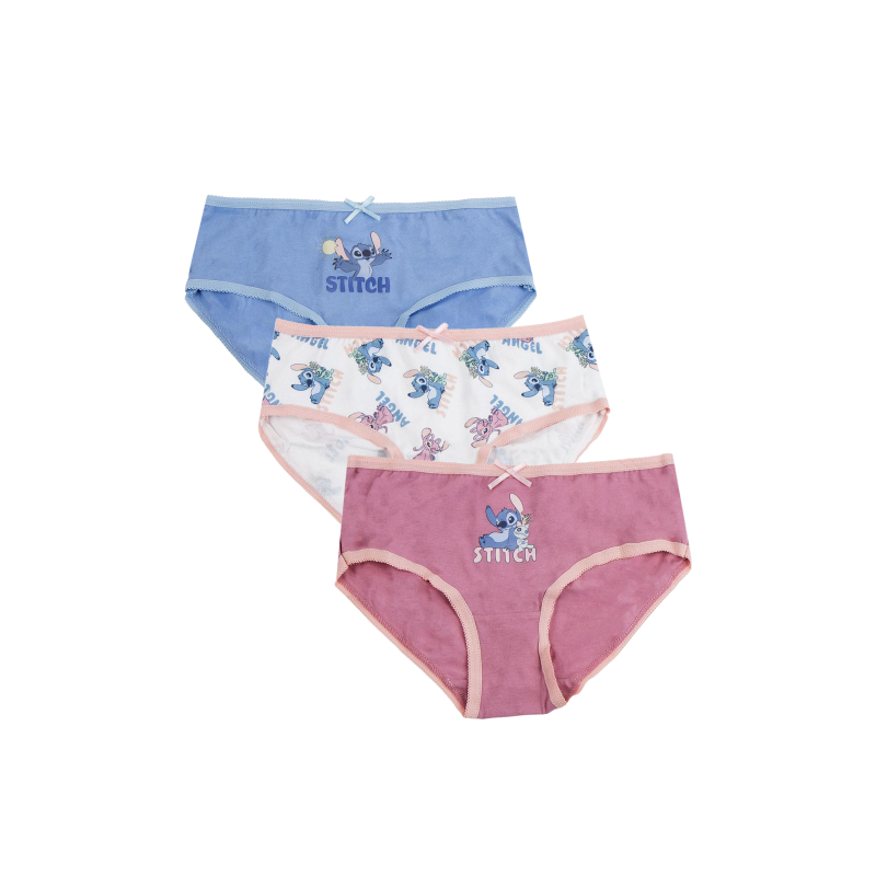 Girl's Underwear Set 3 Pieces Stitch