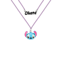 Ketting Disney Lilo & Stitch Ohana Stitch Dubbel Gelaagd – Meerkleurig