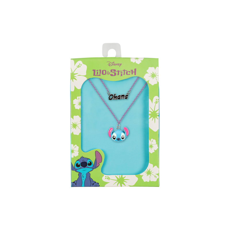 Collier Disney Lilo & Stitch Ohana Stitch Double Layered