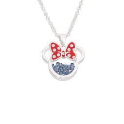 Necklace Minnie Mouse Birthstone – Dark blue