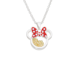 Halsketting Minnie Mouse Geboortesteen – Geel