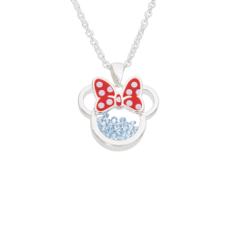 Halsketting Minnie Mouse Geboortesteen – Blauw
