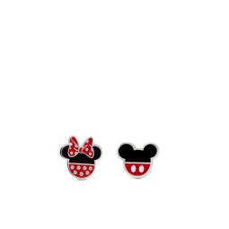 Disney Jewelry EF00258SL Earrings Mickey & Minnie Mouse | Diademita