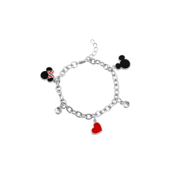Disney Jewelry BH00228RL-65 Bracelet Mickey & Minnie Mouse | Diademita
