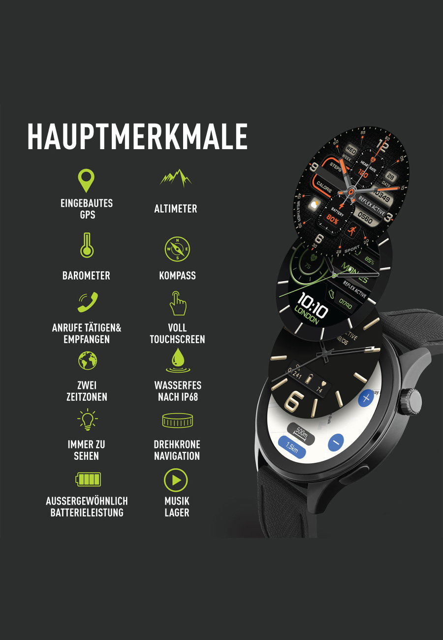 Reflex Active Smart Watch Series 45