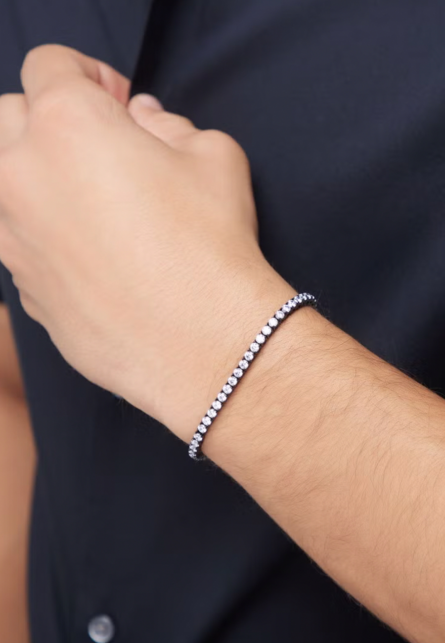 JUMB03237JWBKT-U GUESS Herenarmband Eternity | Diademita