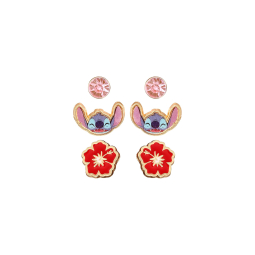Disney Jewelry SH00622YRPL Disney Stud Earrings Lilo &… | Diademita