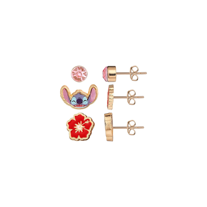 Disney Jewelry SH00622YRPL Disney Oorbellen Lilo & Stitch | Diademita