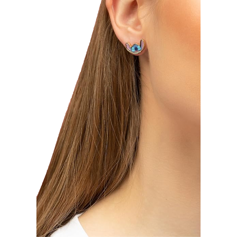 Disney Jewelry SH00622YRPL Disney Oorbellen Lilo & Stitch | Diademita
