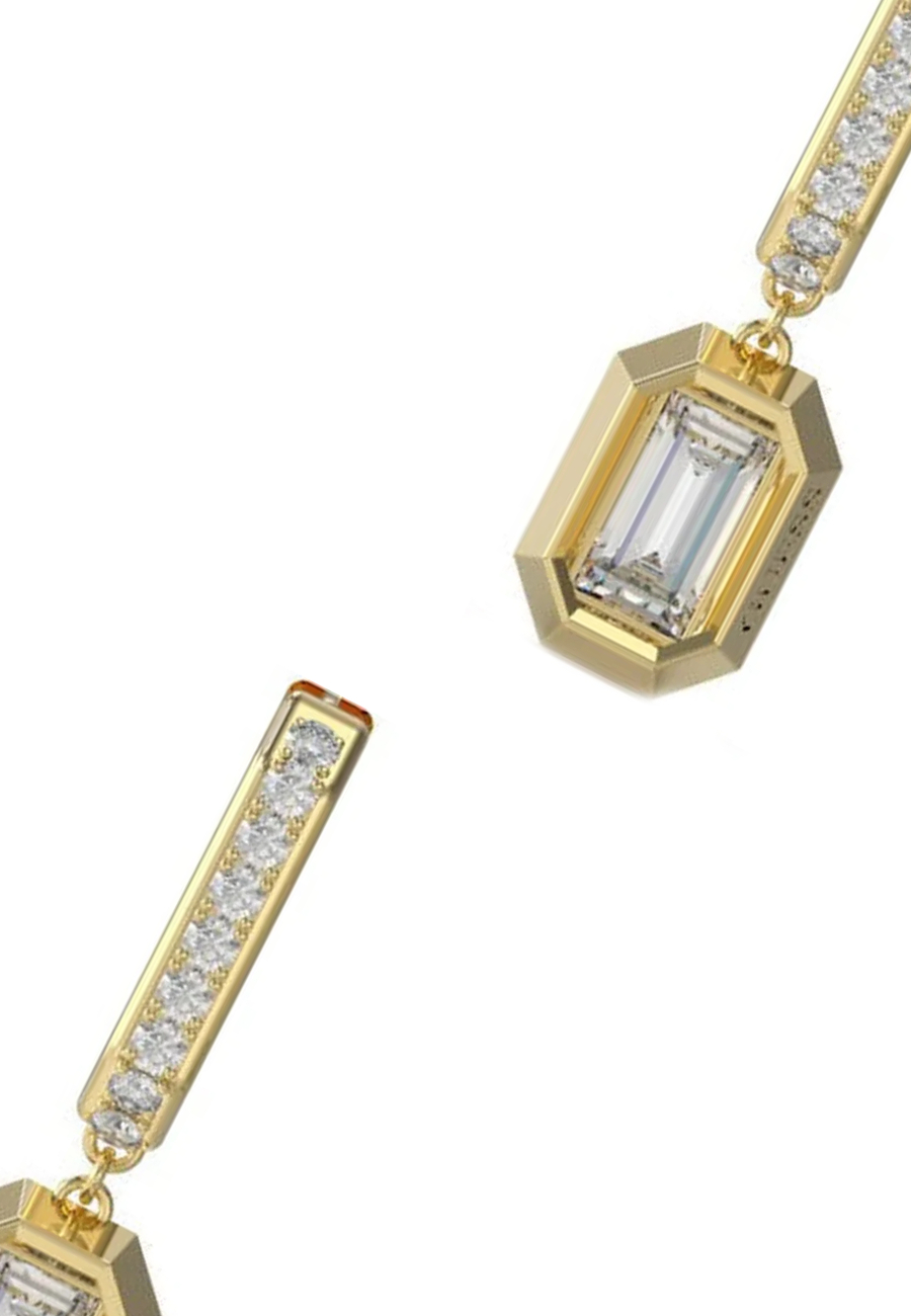 JUBS04325JWYGT-U GUESS Earrings Hashtag | Diademita