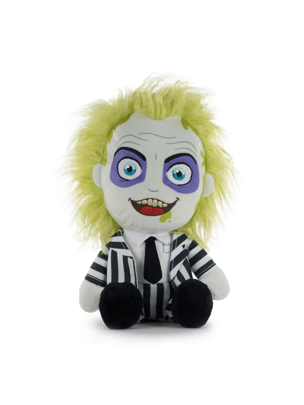 Peluche Beetlejuice – Douce et Effrayante en Position Assise (25cm)